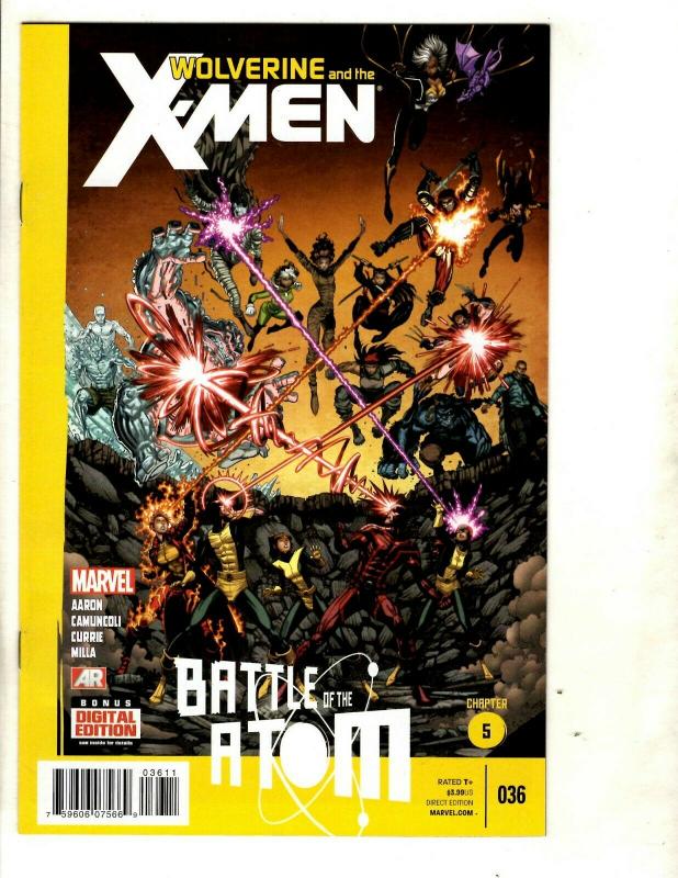 9 Wolverine and the X-Men Marvel Comics # 35 36 37 38 39 40 41 42 Annual 1 CJ15 