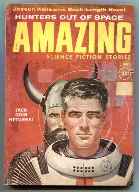 Amazing Stories May 1960- Hunters Out Of Space VG 