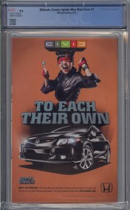 ULTIMATE COMICS SPIDER-MAN MUST HAVE #1 CGC 9.6 REPRINT MILES MORALES 