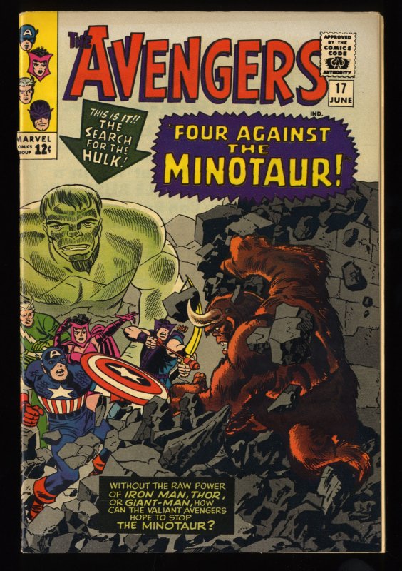 Avengers #17 FN- 5.5 Marvel Comics Thor Captain America