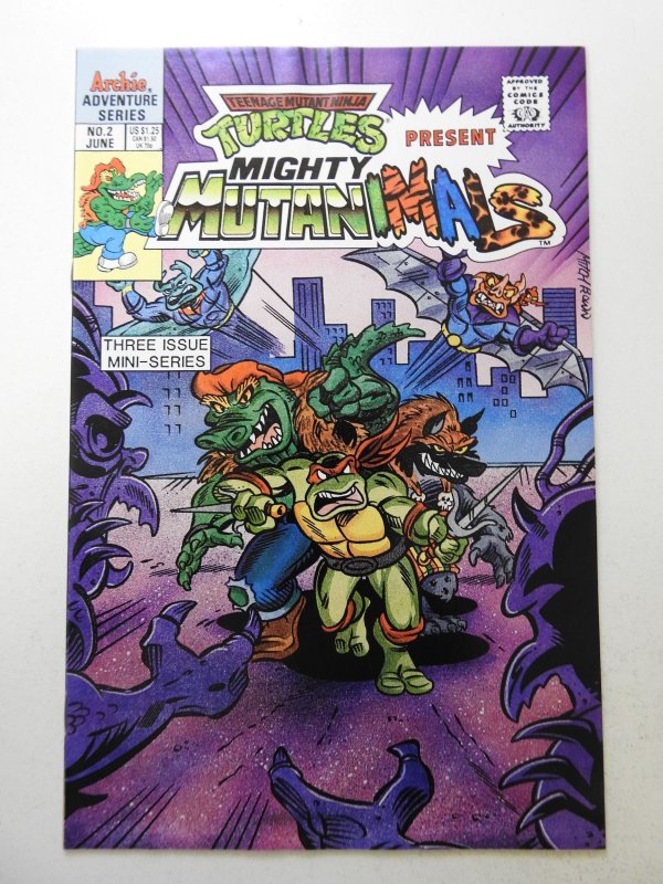 Mighty Mutanimals #2 (1991) W/ The Teenage Mutant Ninja Turtles! NM- Condition!