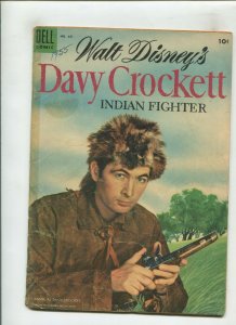 DELL 4-COLOR #631 (3.0) DAVY CROCKETT INDIAN FIGHTER!! 1955