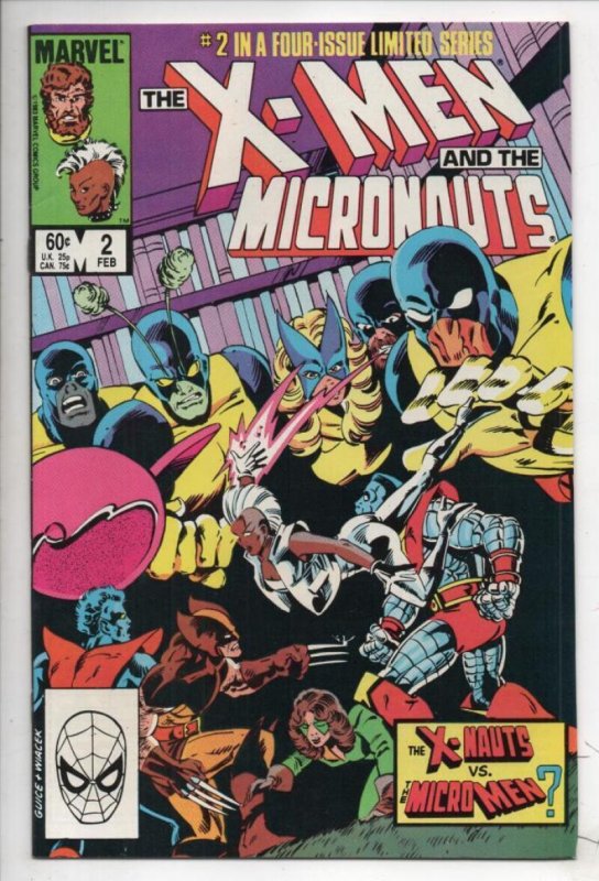X-MEN and MICRONAUTS #1 2 3 4, VF/NM, Claremont, Marvel, 1984  Marvel