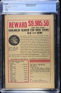Fantastic Four #10 1963 Marvel Comics CGC 4.5 Doctor Doom app