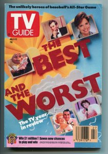 MAG: TV Guide-The Best And The Worst-New York Metro Edition-July 1991-VG