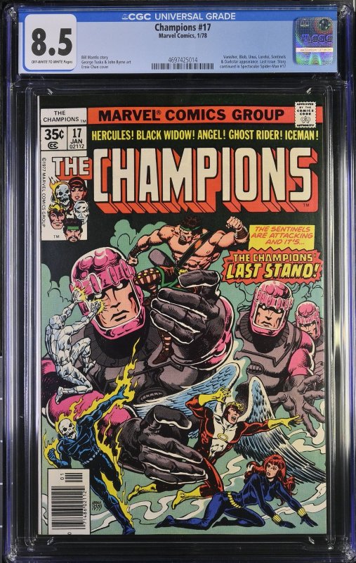 The Champions #17 (1978) CGC 8.5 VF+