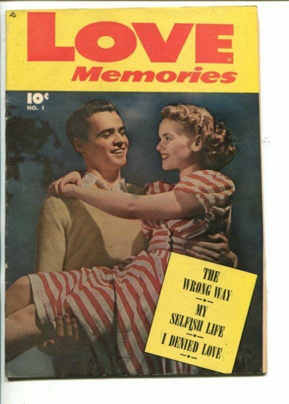 LOVE MEMORIES #1-1949-SODA SHOP STORY-SOUTHERN STATES-fn+ 