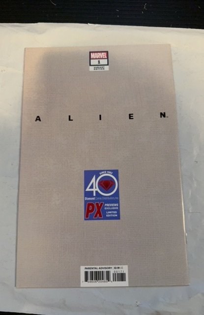 Alien #1 Charest Black and White Cover (2022)