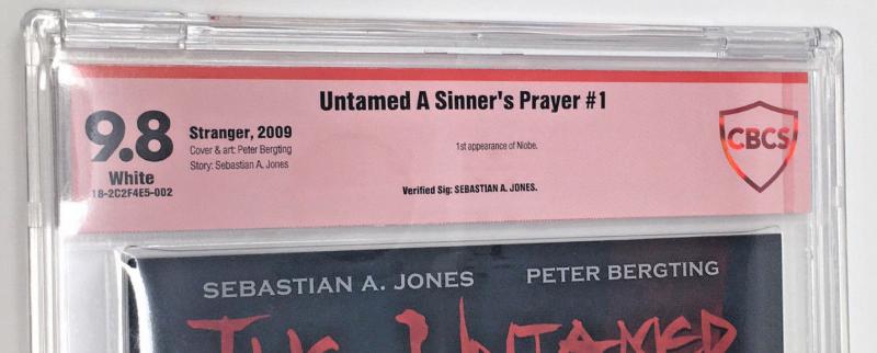 Untamed A Sinner's Prayer #1 1st App. of Niobe SIGNED by writer S.A. Jones - KEY