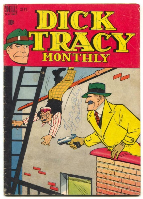 Dick Tracy #9 1948- Dell comics- Chester Gould FR