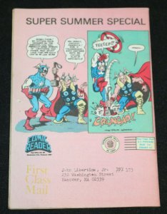 1978 September The Comic Reader Fanzine #160 Doctor Strange Cover VF 8.0