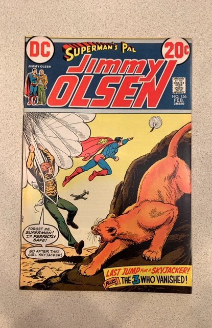 Superman's Pal, Jimmy Olsen #156 (1973) Nick Cardy Cover Art