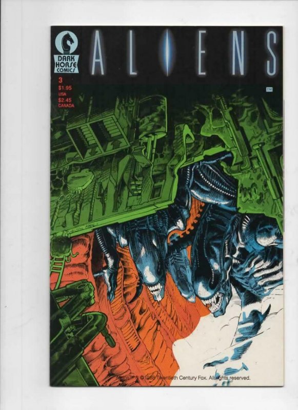 ALIENS #3, VF/NM, Mark Verheiden, Mark Nelson 1988 1989 2nd more Horror in store