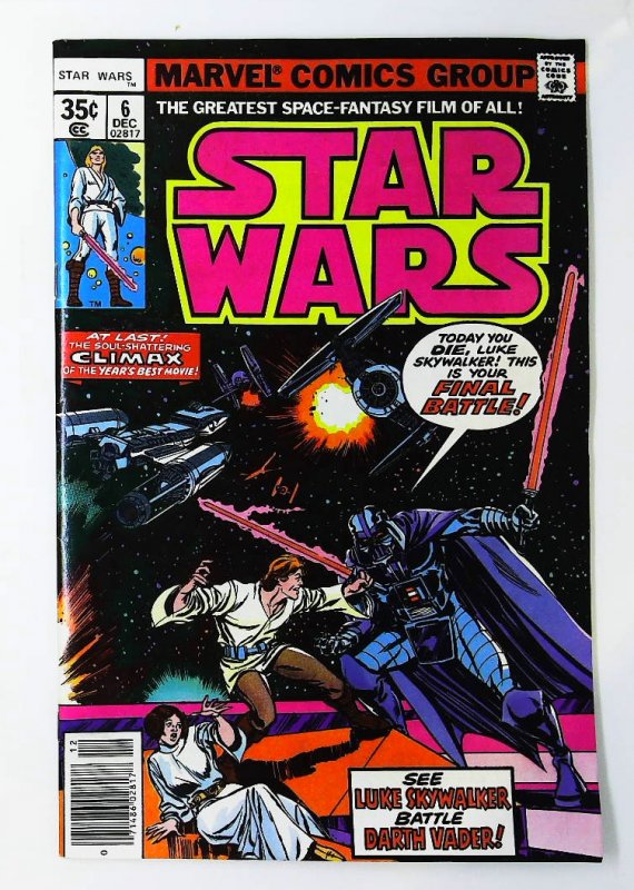 Star Wars (1977 series) #6, VF+ (Actual scan)