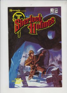 SHERLOCK HOLMES  CASES OF  #1 1986 RENEGADE / UNREAD / MID + / -