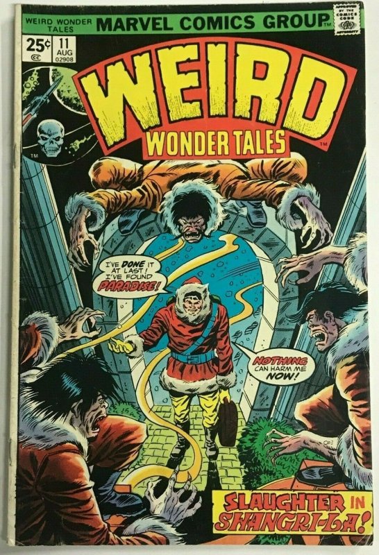 WEIRD WONDER TALES#11 FN 1975 MARVEL BRONZE AGE COMICS