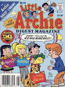 Little Archie Comics Digest Magazine #48 (Newsstand) FN ; Archie | Last Issue Ha