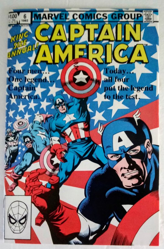 CAPTAIN AMERICA Annual #6 Marvel Comics ID#MBX2