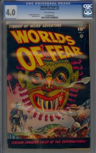 WORLDS OF FEAR #3 CGC 4.0 SHELDON MOLDOFF PRE-CODE HORROR