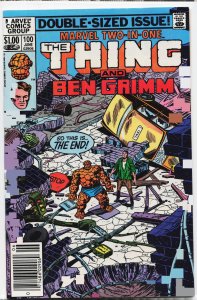 Marvel Two-in-One #100 (1983) Ben Grimm