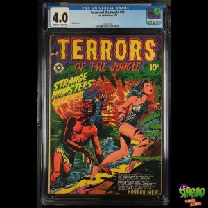 Terrors of the Jungle #18 CGC 4.0 L.B. Cole cover