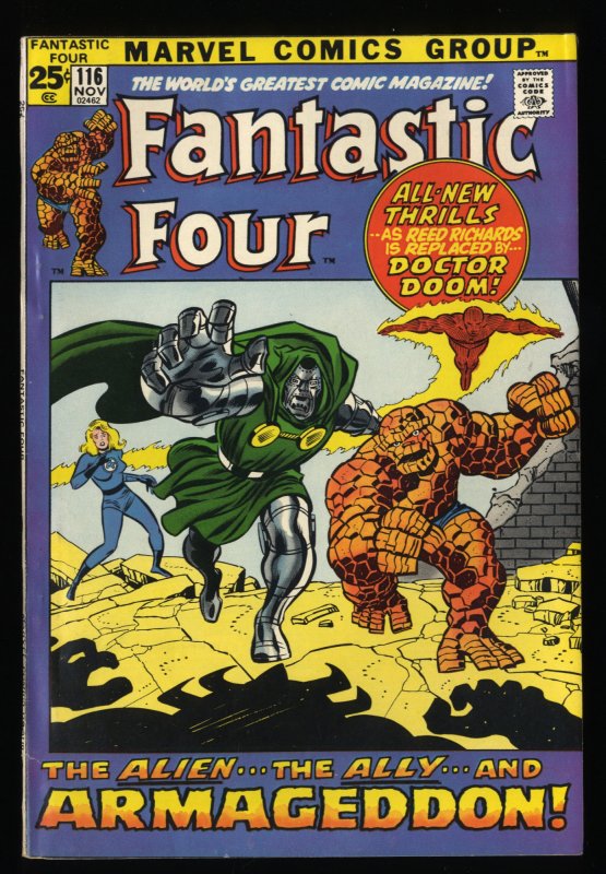 Fantastic Four #116 FN/VF 7.0 Tongie Farm Collection Marvel Comics