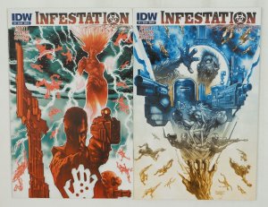 Infestation #1-2 VF/NM complete series Star Trek Transformers GI Joe ; IDW (B)