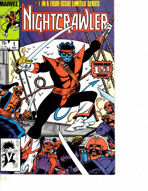 Lot Of 2 Comic Books Marvel Nightcrawler #1 and Nth Man #10 Thor   WT21