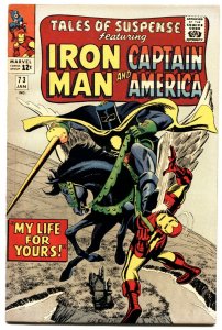 TALES OF SUSPENSE #73-IRON MAN/CAPTAIN AMERICA-HI GRADE VF