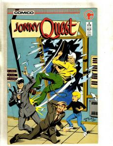 Jonny Quest # 2 VF+ Comico Comic Book SIGNED Action Adventure Swashbuckler J372