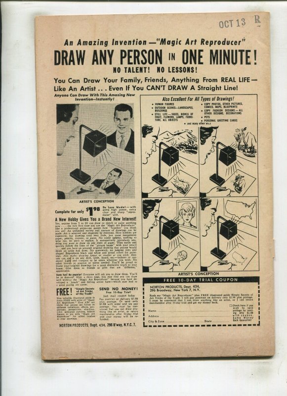 ADVENTURES INTO THE UNKNOWN #161 (4.0) MENACE OF MAGIC!! 1971