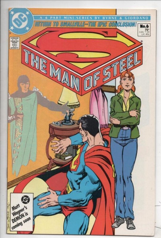 MAN OF STEEL #6, NM, Superman, John Byrne, DC 1986  more DC in store