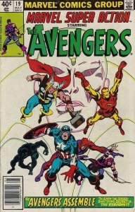 Marvel Super Action #19 (Newsstand) GD ; Marvel | low grade comic Avengers 58 re