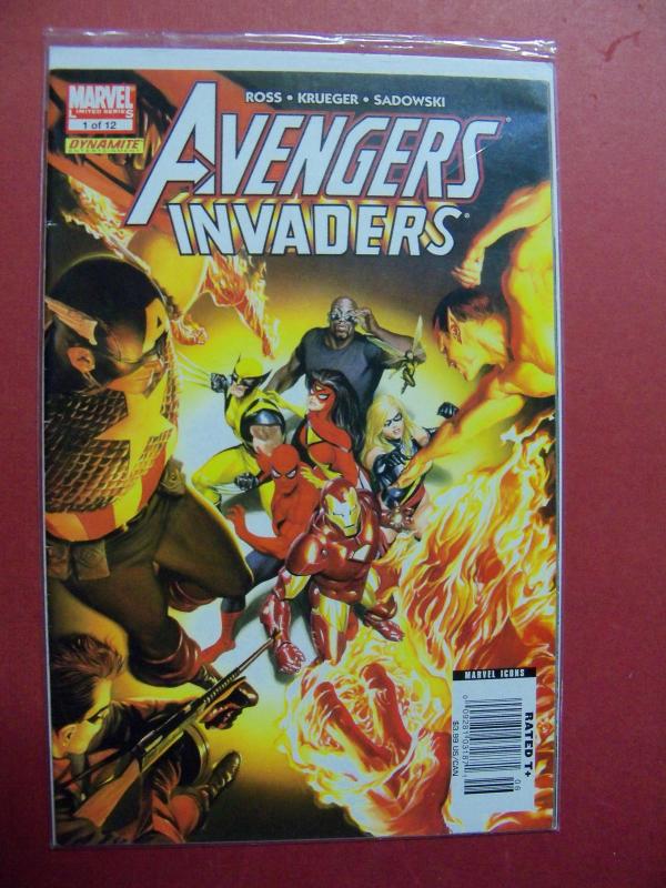 AVENGERS INVADERS #1  (VF/NM 9.0 OR BETTER) MARVEL COMICS