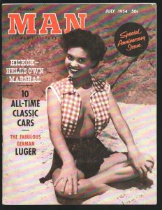 Modern Man 7/1954-Sally Napier cover-Wild Bill Hickok story with Robert Fuqua...