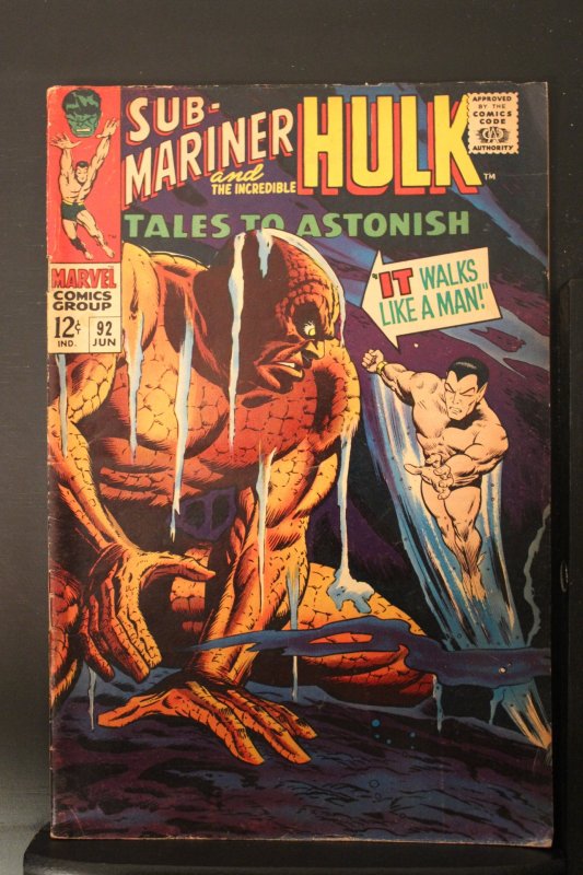 Tales to Astonish #92 (967 Affordable-Grade VG- 1st meet hulk and Silver Surfer