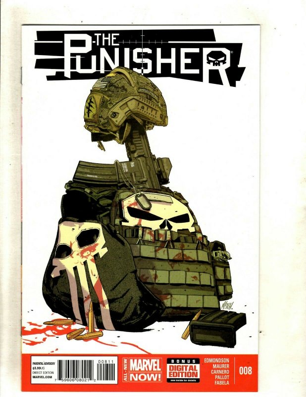 Lot Of 10 Punisher Marvel Comic Books # 1 2 3 4 5 6 7 8 9 10 Edmondson RP6