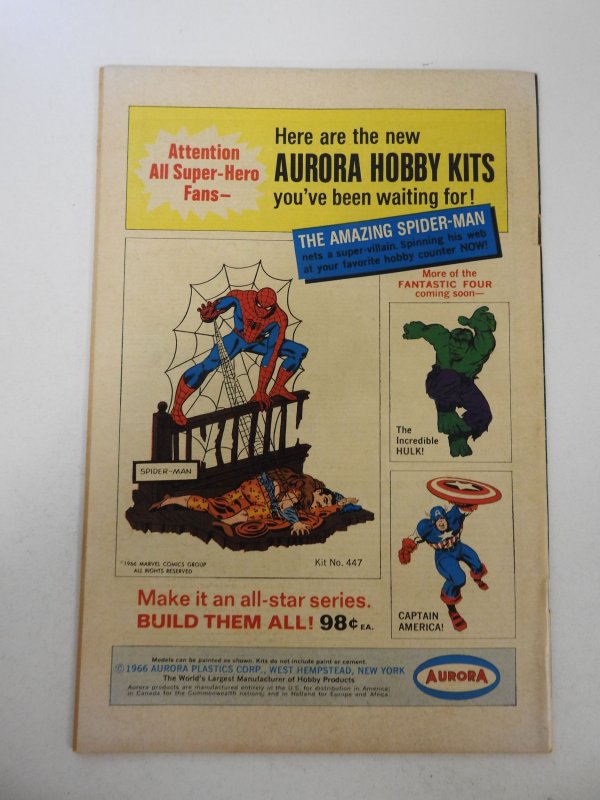 Fantastic Four #58 (1967) PR Condition incomplete - see description