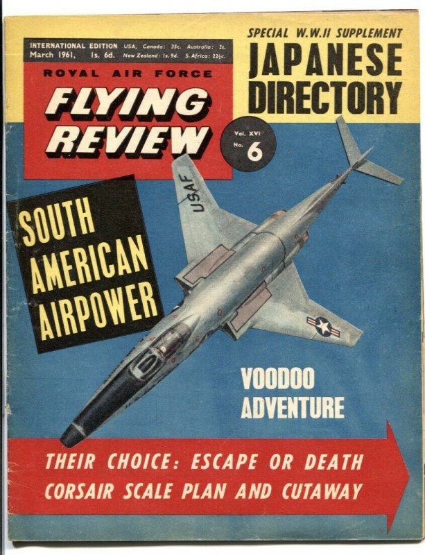 Royal Air Force Flying Review March 1961- incomplete