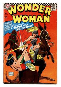 WONDER WOMAN #168 comic book 1967-girl fight cover-DC SILVER AGE-VG