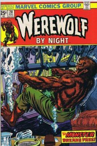 Werewolf By Night #20 ORIGINAL Vintage 1974 Marvel Comics  