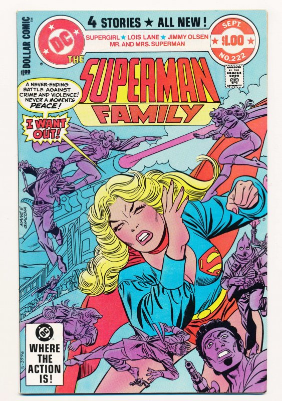 Superman Family (1974) #222 VF+ Last issue of the series