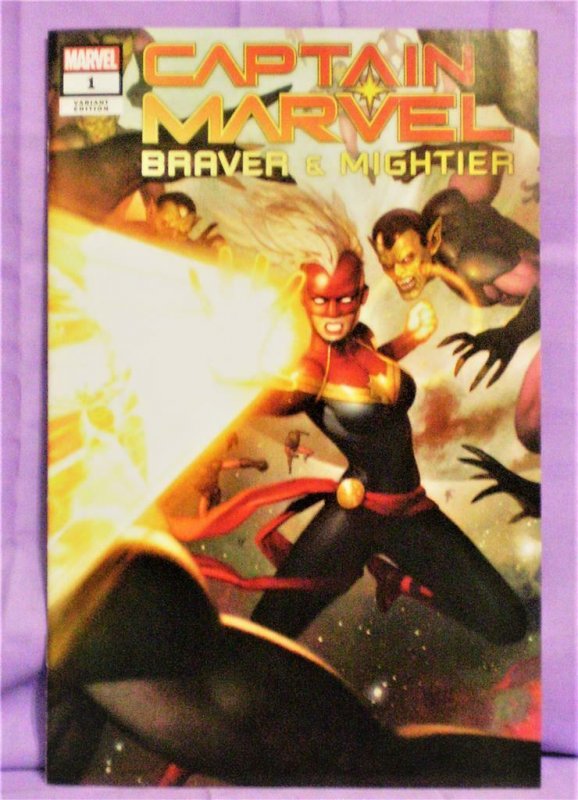 CAPTAIN MARVEL Braver & Mightier #1  Exclusive Cover (Marvel, 2019) 759606091737
