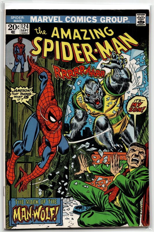 The Amazing Spider-Man #124 (1973) Spider-Man [Key Issue]