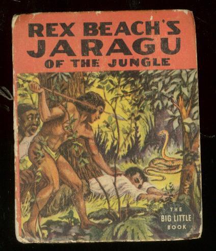 REX BEACH'S JARAGU OF THE JUNGLE-BLB #1424-SNAKE COVER- VG