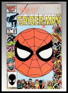 Web of Spider-Man #20 (1986) 25th Anniversary Cover!  / ECA5x