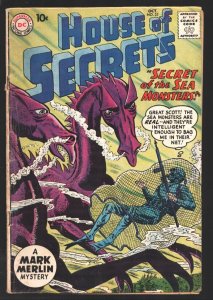 House of Secrets #25-1959-Mark Merlin Mystery-10¢ cover price-VG