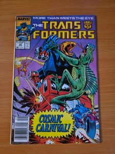 Transformers #44 Newsstand Variant ~ FINE FN ~ 1988 Marvel Comics