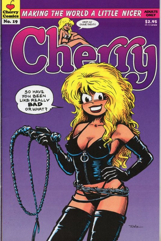 Cherry Poptart #19 (1998)Adult Comic Book Kitchen Sink Grade VF+ 8.5