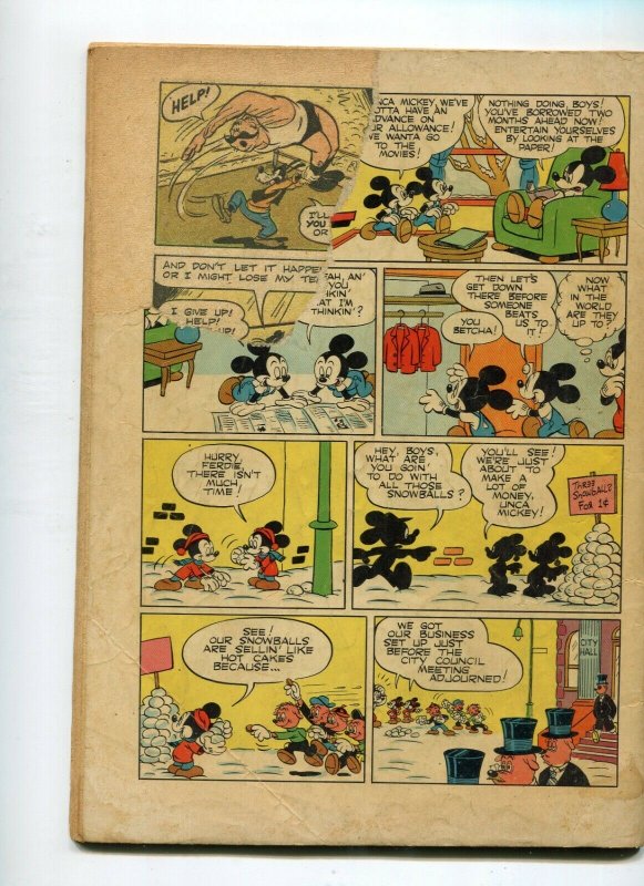 Dell Four Color 313 VG-/VG Mickey Mouse Mystery of the Double-Cross Ranch